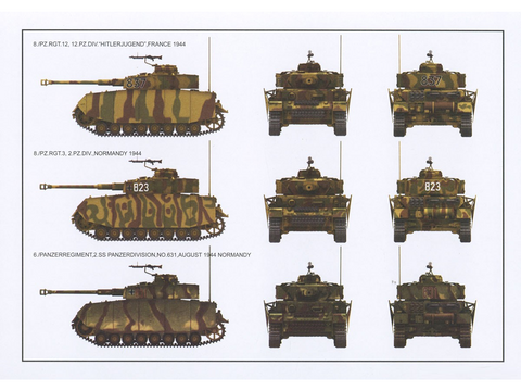 Rye Field Model Panzer IV Ausf. H vėlyvoji versija su varikliu 1/35, 5127