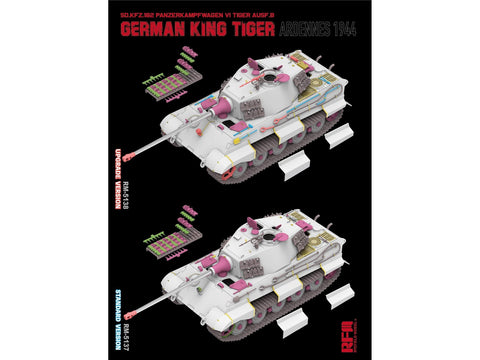 Rye Field Model 1/35 King Tiger Sd.Kfz.182 Ardenai 1944, patobulinta (RFM-5138)