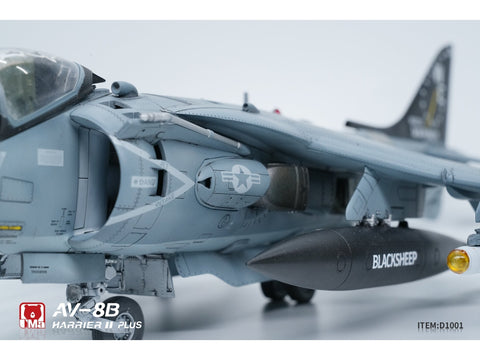 UMa AV-8B Harrier II Plus 1/48 plastikinis surenkamas lėktuvo modelis D1001