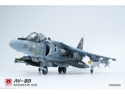 UMa AV-8B Harrier II Plus 1/48 plastikinis surenkamas lėktuvo modelis D1001