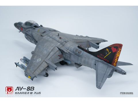 UMa AV-8B Harrier II Plus 1/48 plastikinis surenkamas lėktuvo modelis D1001