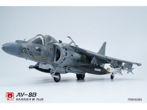 UMa AV-8B Harrier II Plus 1/48 plastikinis surenkamas lėktuvo modelis D1001