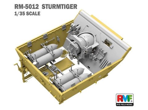 Sturmmorser Tiger RM61 1/35 plastikinis modelis su interjeru
