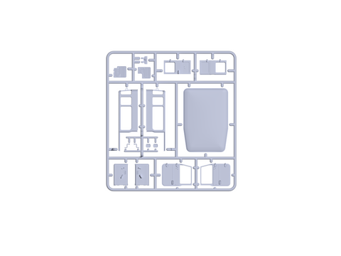 AK Interactive Toyota Land Cruiser FJ43 IDF/LAF su minkštu stogu 1/35 rinkinys