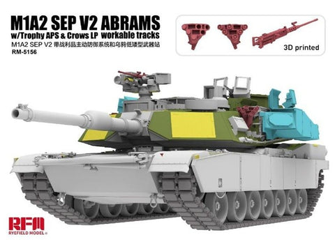 1/35 M1A2 SEP V2 Abrams su Trophy APS – plastikinis surenkamas modelis
