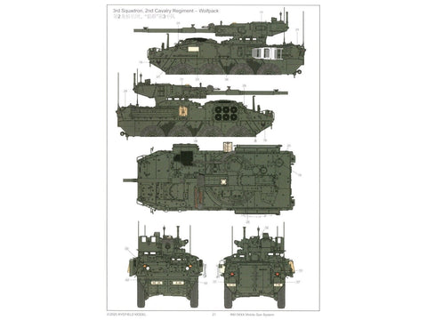 M1128 MGS Stryker 2010+ su MILES – 1/35 plastikinis modelis