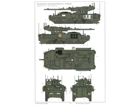 M1128 MGS Stryker 2010+ su MILES – 1/35 plastikinis modelis