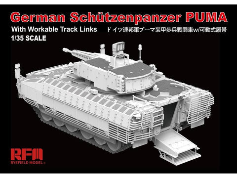 Vokiškas šarvuotis PUMA 1/35 plastikinis surenkamas modelis RFM-5021