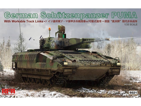 Vokiškas šarvuotis PUMA 1/35 plastikinis surenkamas modelis RFM-5021