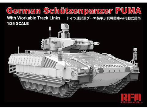 Vokiškas šarvuotis PUMA 1/35 plastikinis surenkamas modelis RFM-5021