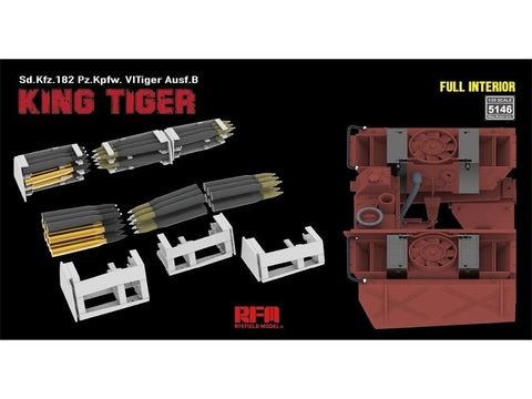 Rye Field Tiger II King Tiger 1/35 su pilnu interjeru, RFM-5146