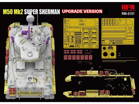 Izraelio tankas M50 Super Sherman Mk2 1/35 RFM-5151