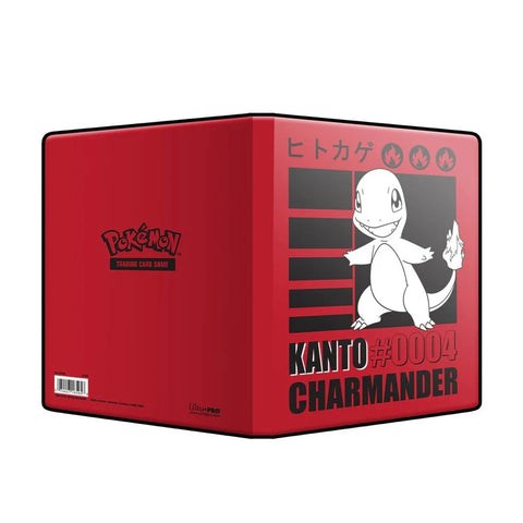 Charmander Pokémon kortelių albumas 4 kišenės kolekcininkams
