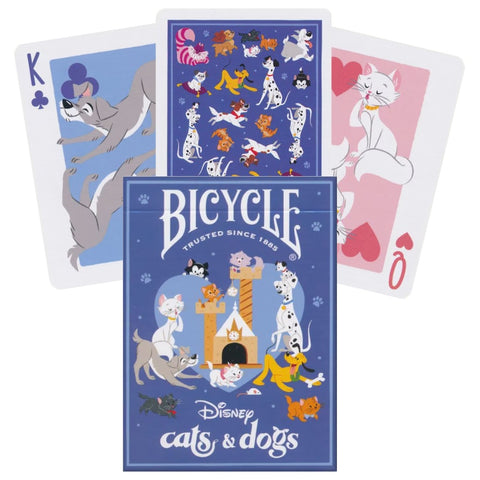 Bicycle Disney Šunys ir Katės žaidimo kortos – šeimai, pokeriui, kolekcijai