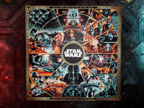 Star Wars 1000 dalių dėlionė su auksinės folijos detalėmis (14+)