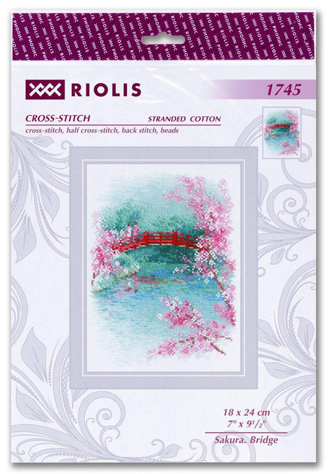 RIOLIS: Sakura. Bridge siuvinėjimo rinkinys iš RIOLIS Nr.: 1745 - HOBI.LT 🇱🇹