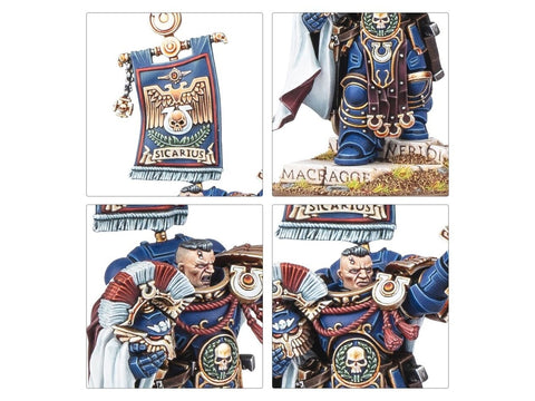 Warhammer 40k Ultramarines Cato Sicarius plastikinė miniatiūra