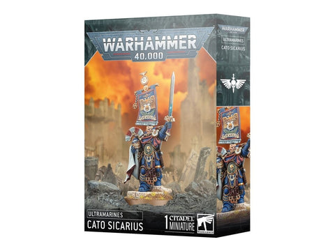 Warhammer 40k Ultramarines Cato Sicarius plastikinė miniatiūra