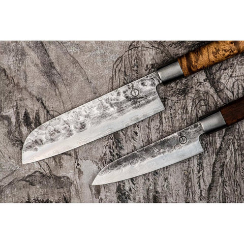 Japoniškas santoku peilis VG10, 18 cm – rankų darbo šefams