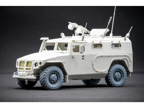 GAZ Tiger v2 nusileidusių ratų komplektas Meng 1/35, 3D spauda