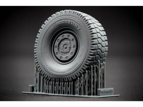 Kozak-2 nusėdusių ratų rinkinys ICM, 1/35, 3D spausdinti ratai