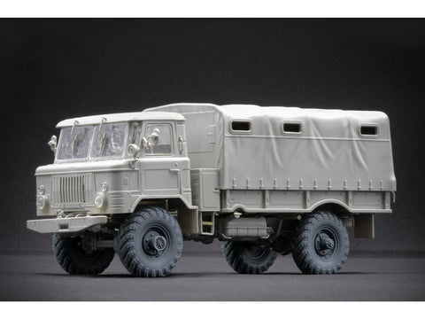 GAZ-66 nusėdę ratai Trumpeter modeliui, 3D, 1/35