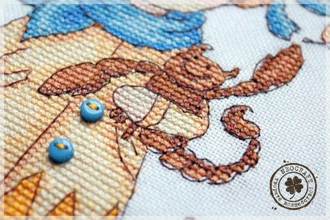 NeoCraft siuvinėjimo kryželiu rinkinys „Skorpionas“, Zweigart 11x18 cm