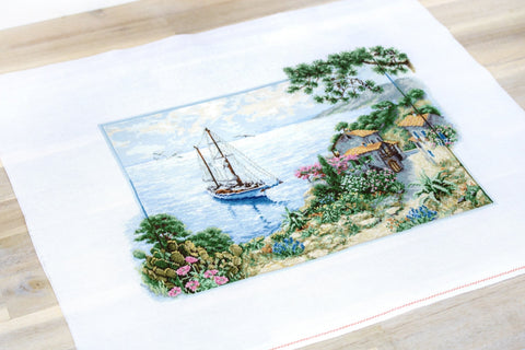 Luca - s: Seascape SB2343 - siuvinėjimo kryželiu rinkinys - HOBI.LT 🇱🇹