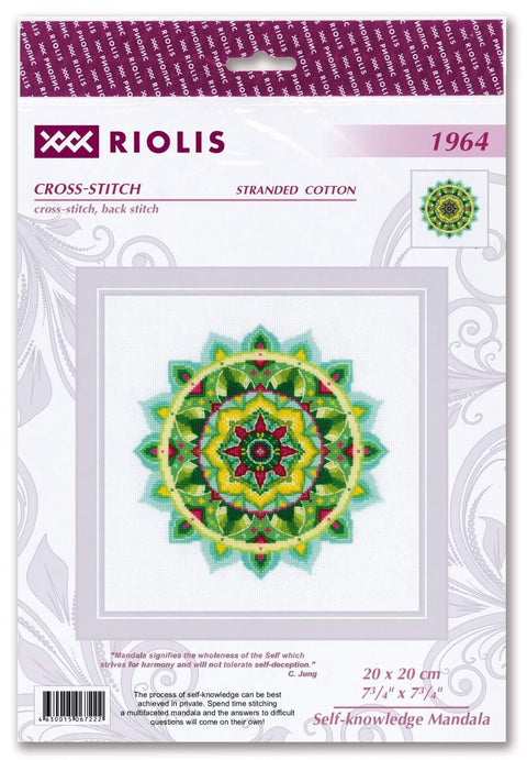 RIOLIS: Self - knowledge Mandala siuvinėjimo rinkinys iš RIOLIS Nr.: 1964 - HOBI.LT 🇱🇹