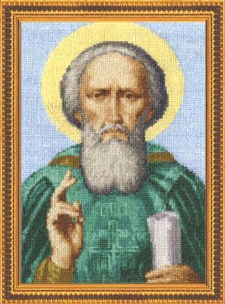 Zolotoe Runo: Sergius of Radonezh Icon S/PI006 - HOBI.LT 🇱🇹