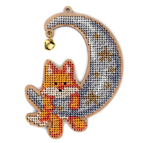 Siuvinėjimo karoliukais rinkinys ant medžio, PRECIOSA – Wonderland Crafts