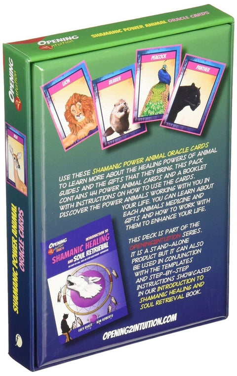 Findhorn Press: Shamanic Power Animal Oracle kortos - HOBI.LT 🇱🇹