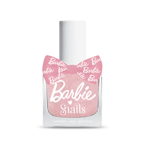 Barbie Snails vaikams – vandens pagrindo, nuplaunamas nagų lakas Shine Bright, perlamutrinė šviesiai rožinė, 10,5 ml