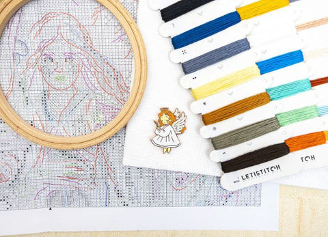 Kryželių siuvinėjimo rinkinys „Magiška draugystė“ 23x30 cm