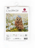 Kryželių rinkinys LUCA‑S Lucky Owl – komplektas su pelėdos motyvu ir gėlių ornamentu pakuotėje