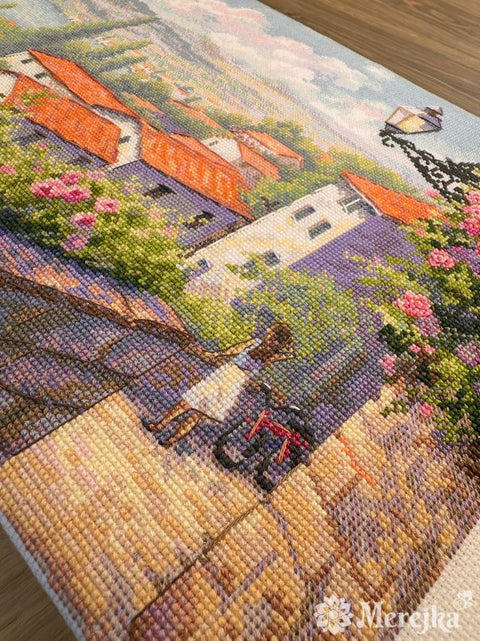 Siuvinėjimo kryželiu rinkinys „Vasaros šnabždesiai“ 43,5x25 cm