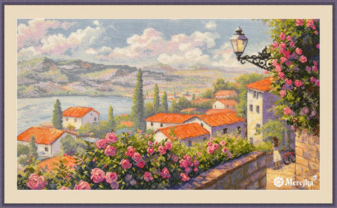 Siuvinėjimo kryželiu rinkinys „Vasaros šnabždesiai“ 43,5x25 cm