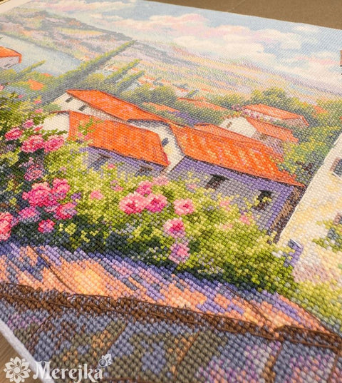 Siuvinėjimo kryželiu rinkinys „Vasaros šnabždesiai“ 43,5x25 cm