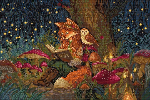 Kryželiu siuvinėjimo rinkinys „Užburtas gojus“ 43x29 cm