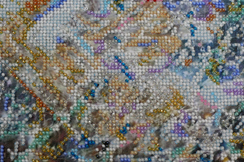 Siuvinėjimo karoliukais rinkinys „Ištikimybės šviesos“ 25x30 cm