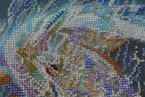 Siuvinėjimo karoliukais rinkinys „Ištikimybės šviesos“ 25x30 cm