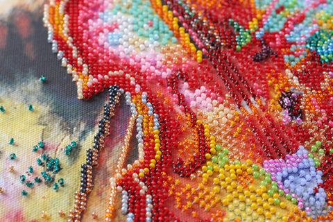 Karoliukų siuvinėjimo rinkinys „Garsų žiežirbos“ 30x40 cm AAB-629