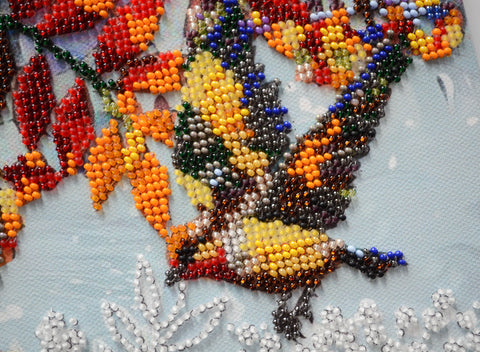Karoliukų siuvinėjimo rinkinys „Po putinu“ 23x26 cm Deco Scenes