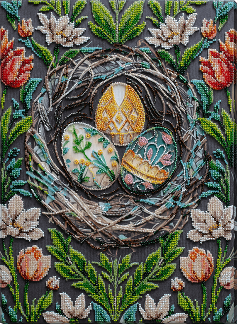 Siuvinėjimo karoliukais rinkinys „Cherish Traditions“ 30x41 cm AAB-934