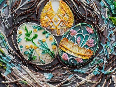 Siuvinėjimo karoliukais rinkinys „Cherish Traditions“ 30x41 cm AAB-934