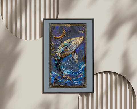 Siuvinėjimo karoliukais rinkinys „Gelmių valdovas“ 21x37 AAB-942