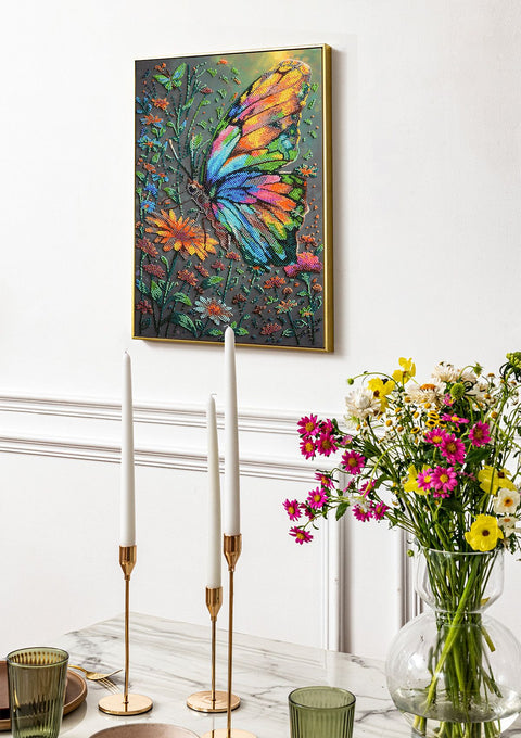 Karoliukų siuvinėjimo rinkinys „Vasaros atspalviai“, 26x39 cm