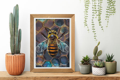 Karoliukų siuvinėjimo rinkinys „Medus“ 27x38 cm AAB-950