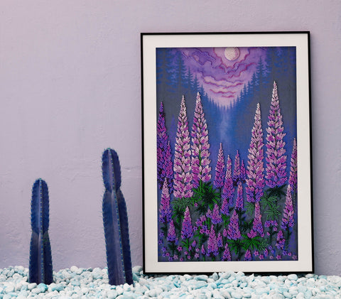 Rinkinys siuvinėti karoliukais „Mėnesiena“ 24x37 cm AAB-952