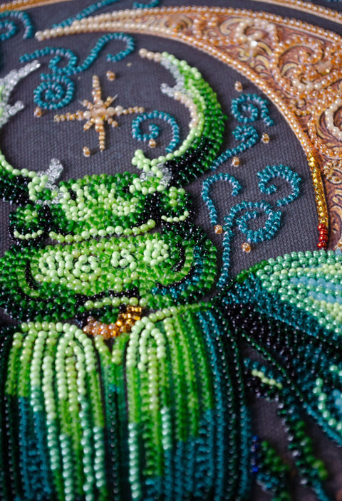 Karoliukų siuvinėjimo rinkinys „Gamtos totemas“ 25x25 cm AAB-955